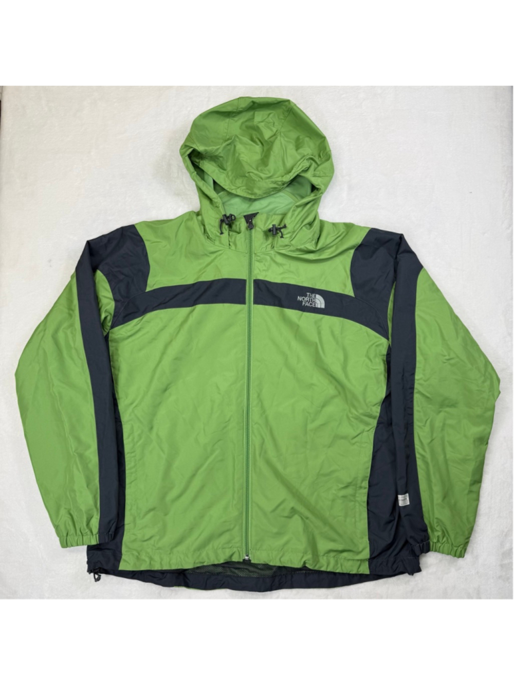 Women's The North Face Windbreaker Green & Black Hydrenalite Jacket XL